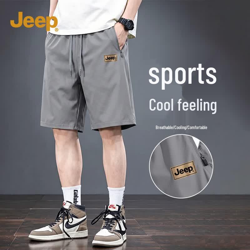 JEEP Men s 3D Elastic Cooling Sports Shorts XL