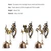 Vintage-Metallklingel für Tür, Ladenbesitzer, Glücksklopfer, Windspiel, magnetische Wandbehang-Ornament für Zimmer, Garten, Geschäft, Vordereingang, Geschenk