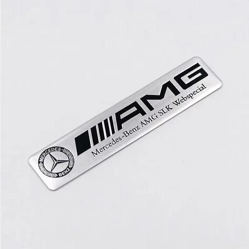 2026 Hot 3D Metal Logo Badge Car Styling Stickers For Mercedes Benz AMG W176 W202 W204 W205 W211 W212 CLA CLK CLS GLA GLC Car Ornaments