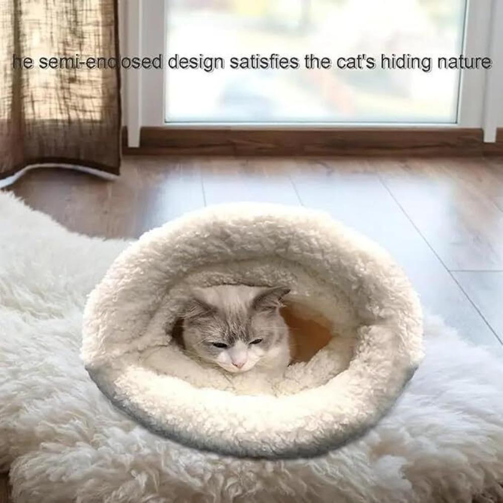 Comfortable Pet Snuggle Sack Sleeping Bag Nest Winter Warm Bed Indoor Cat Sleeping Bag