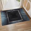 3D Optical Illusion Floor Mat Bottom Soft Memory Non-Slip Rug with Anti-Slip Foam Cushion Visual Distortion
