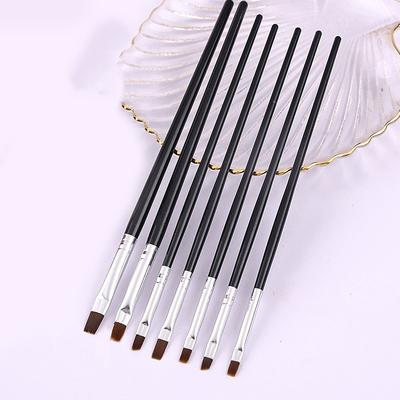 5/7 Pièces Stylos Pinceaux de Modelage en Résine Dentaire Pinceaux en Nylon Pinceaux pour Nail Art Différentes Tailles Dentisterie Dents Composite Matériau de Dentisterie