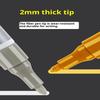 1Pcs Waterproof Marker Paint Pen Vehicle Touch-Up Paint Tyre Oily Markers Quick Drying Signature Pen Stationery Supplies