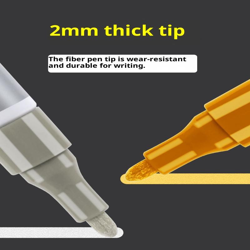 1Pcs Waterproof Marker Paint Pen Vehicle Touch-Up Paint Tyre Oily Markers Quick Drying Signature Pen Stationery Supplies
