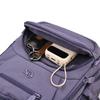 Zaino Compatto con Tasche Multiple con Zip e Tasca Laterale in Rete