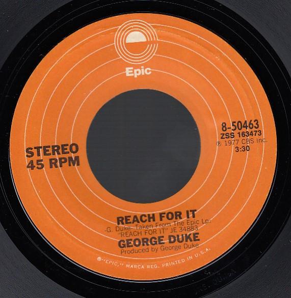 

7inch Record GEORGE DUKE - Reach For It 850463 Epic 1977 US Soul/Funk Used
