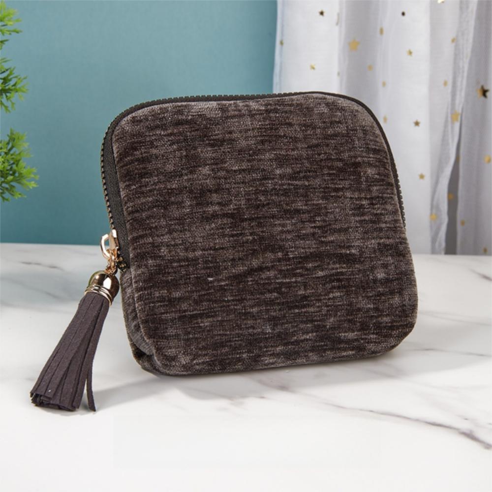 Exquisite Tassel Zipper Jewelry Bag Ring Pendant Jewelry Organizer Jewelry Storage Bag  Travel