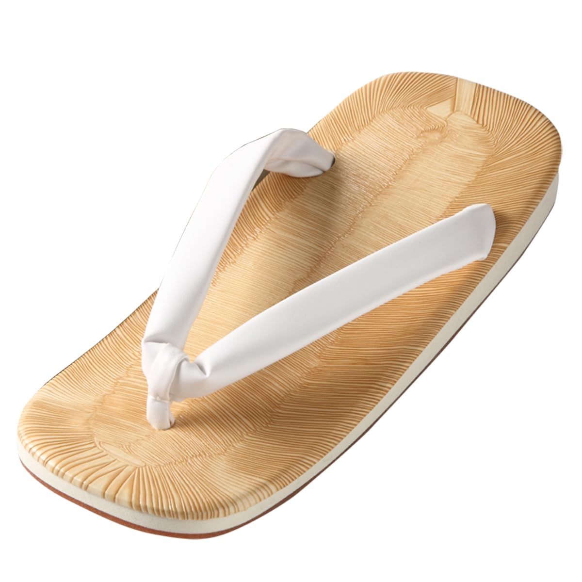 

Edoten Geta Made in Yellow Tatami Candy White Size 3L Sandals, Japan, Fabric, Non-Slip Soles, Straps, (XXL)