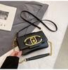 Women's Designer Bags Leather Metal Buckle Fin Wing Plaza Shoulder Bags Fashion Ladies Casual Messenger Bags