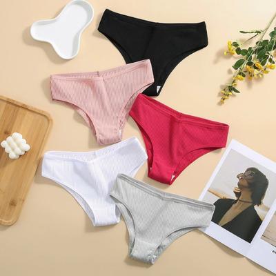 Cotton Panties Women's Comfortable Briefs Waffle Style Underwear Female S-XL Soft Underpants Ladies Panties