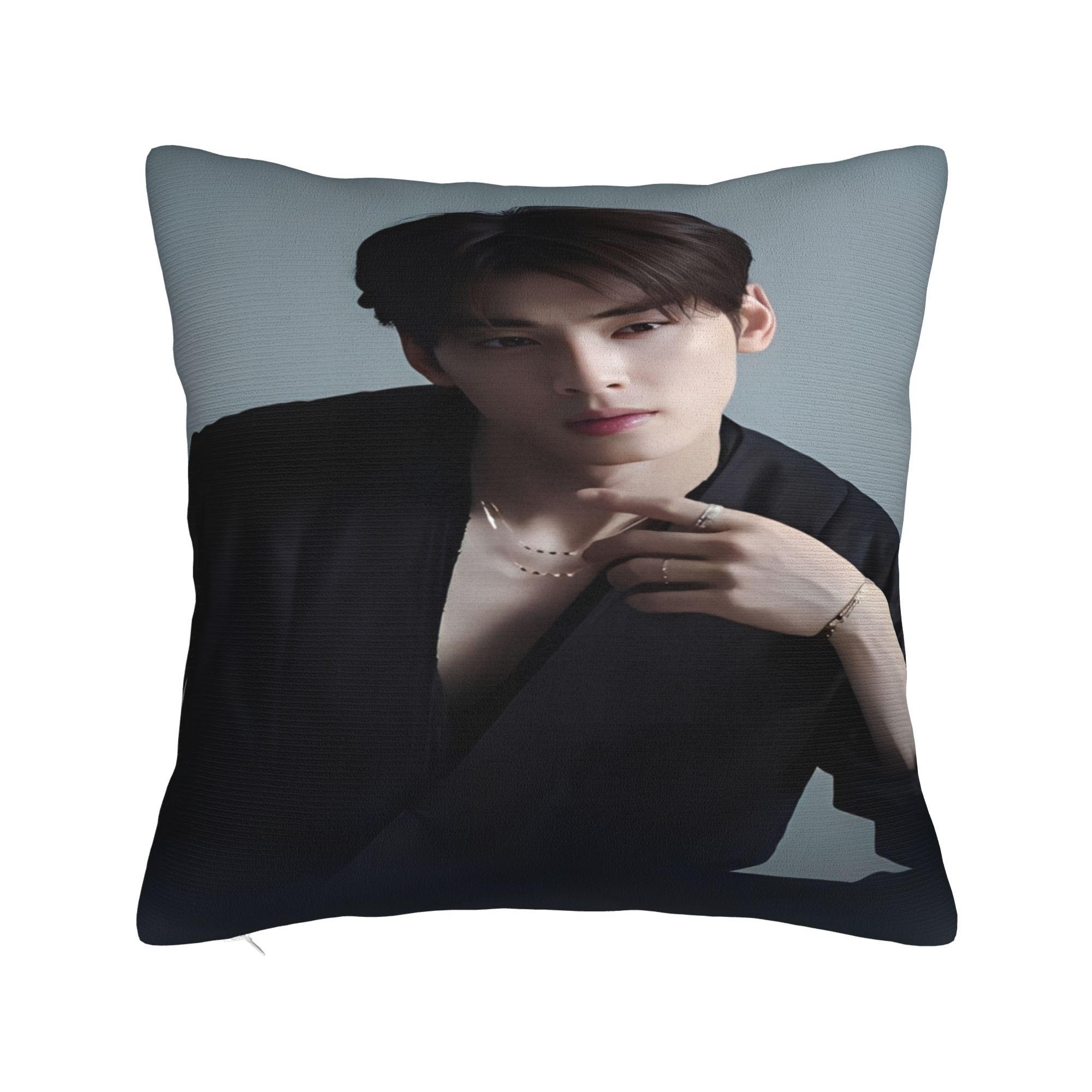 

CHA EUN WOO kpop ASTRO idol Printed Pillowcases Cushion Cover Pillow Covers Warm Home Decor Square Multi Size 12x12in 30X30cm