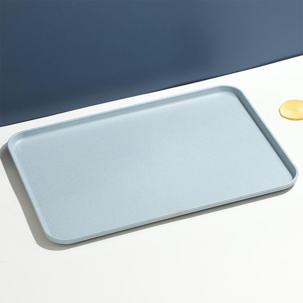 Rectangular Tray Plastic Restaurant Household Cup Tea Tray Catering Fast Food Barbecue Tray Kitchen Supplies