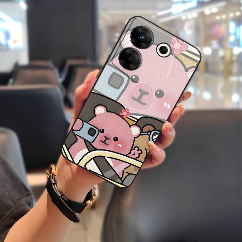 Waterproof TPU Phone Case For Tecno Camon20 Pro 5G/CK8n Durable Back Cover Anti-dust Phone Pouch Couple Dirt-resistant