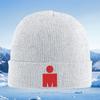 Red circle figure shape design Men Women Unisex Knitted Hat Beanie Pullover Cap Winter Thermal Warm Christmas Outdoor Cycling Hi