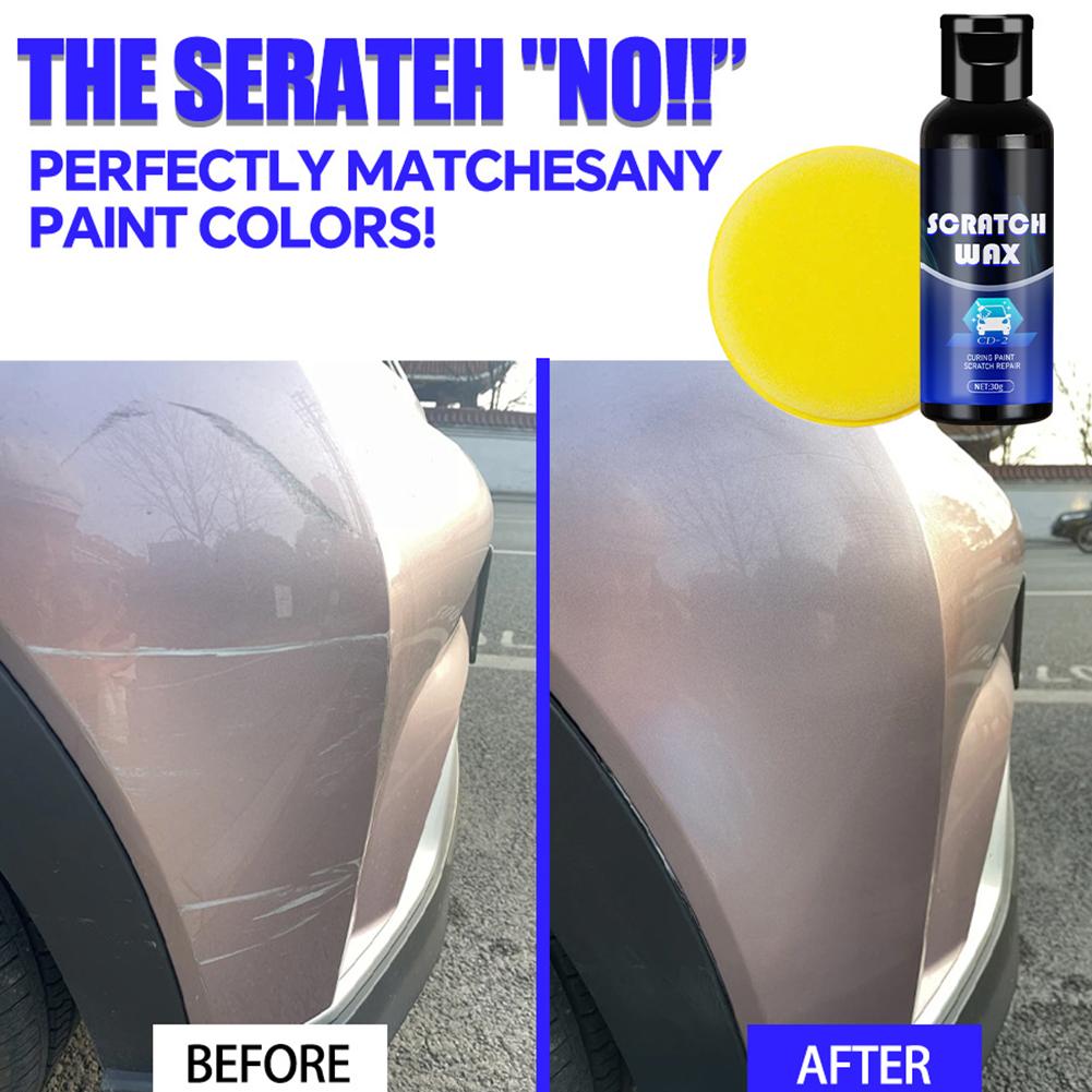 1/3 Packs Car Scratch Repair Paste, Car Paint Scratch Repair Polishing Wax Car Scratch Removal Repair Wax Kit with Sponge