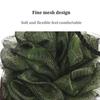 Set of 4 Bath Shower Poufs with Hanging Loops Mesh Body Scrubber Exfoliating Shower Sponge for Daily Bathing and Skin Cleansing