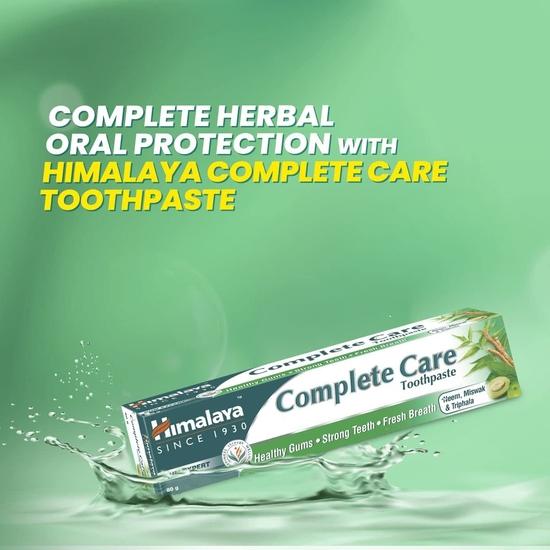 Himalaya Complete Care 300g (150g X 2, Pack of 2) Toothpaste | For Healthy Gums & Strong Teeth | With Neem, Miswak & Triphala