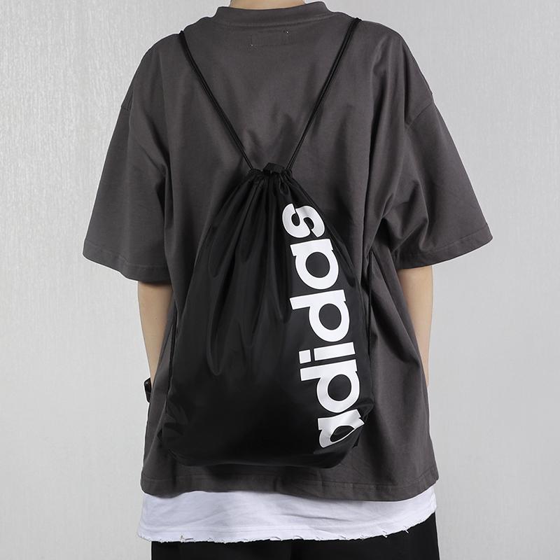 adidas Linear Core Polyester Gym Bag Backpack Unisex Backpack Black DT5714