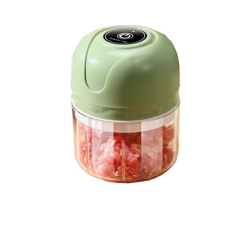 Six-Blade Mini Garlic & Food Chopper with Transparent Cup