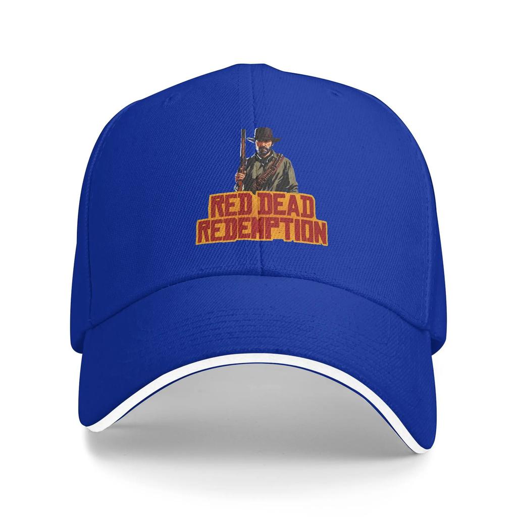 Red Deads Sun Baseball Cap Games Summer Yk Retro Trucker Hat For FeUnisex Unisex Hiking Fishing Snapback Cap