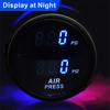 AD Dual Display Air Pressure Gauge 52mm PSI Bar Press Gauge for Air Suspension Red&Blue LED with 2pcs 1/8 NPT Sensor 5Meter Wire