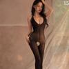 NOVINKA Japonsko Korejský styl Sexy prádlo bez rozkroku Krajka Dutá podprsenka Set Erotické kostýmy Teddy Baby Doll Šaty Deep V Open Bra Porno Ženy Spodní prádlo Sexsuit