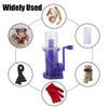 Portable Hand Knitting Machine Hand Crank Knit Loom for DIY Sweaters and Scarves Embellishment Tool with Accessories for Weaving