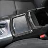 Central Cup Holder Frame Trim Decor Cover For Dodge Charger 2011-23 Carbon Fiber