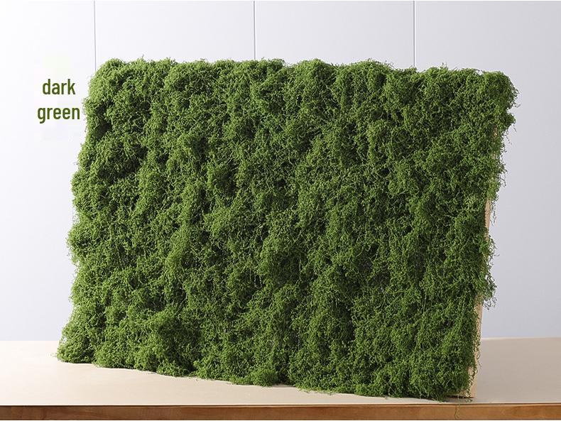 Artificial Green Moss Turf Lawn for Landscaping and Garden Decor