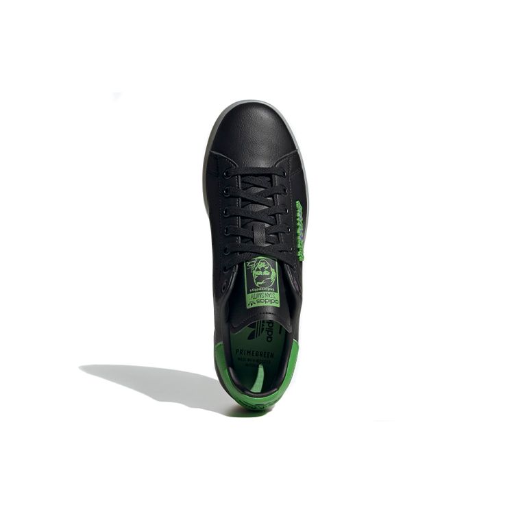 Marvel X Adidas Stan Smith Hulk Smash Unisex Sneakers Black Core-Black Pantone FZ2708