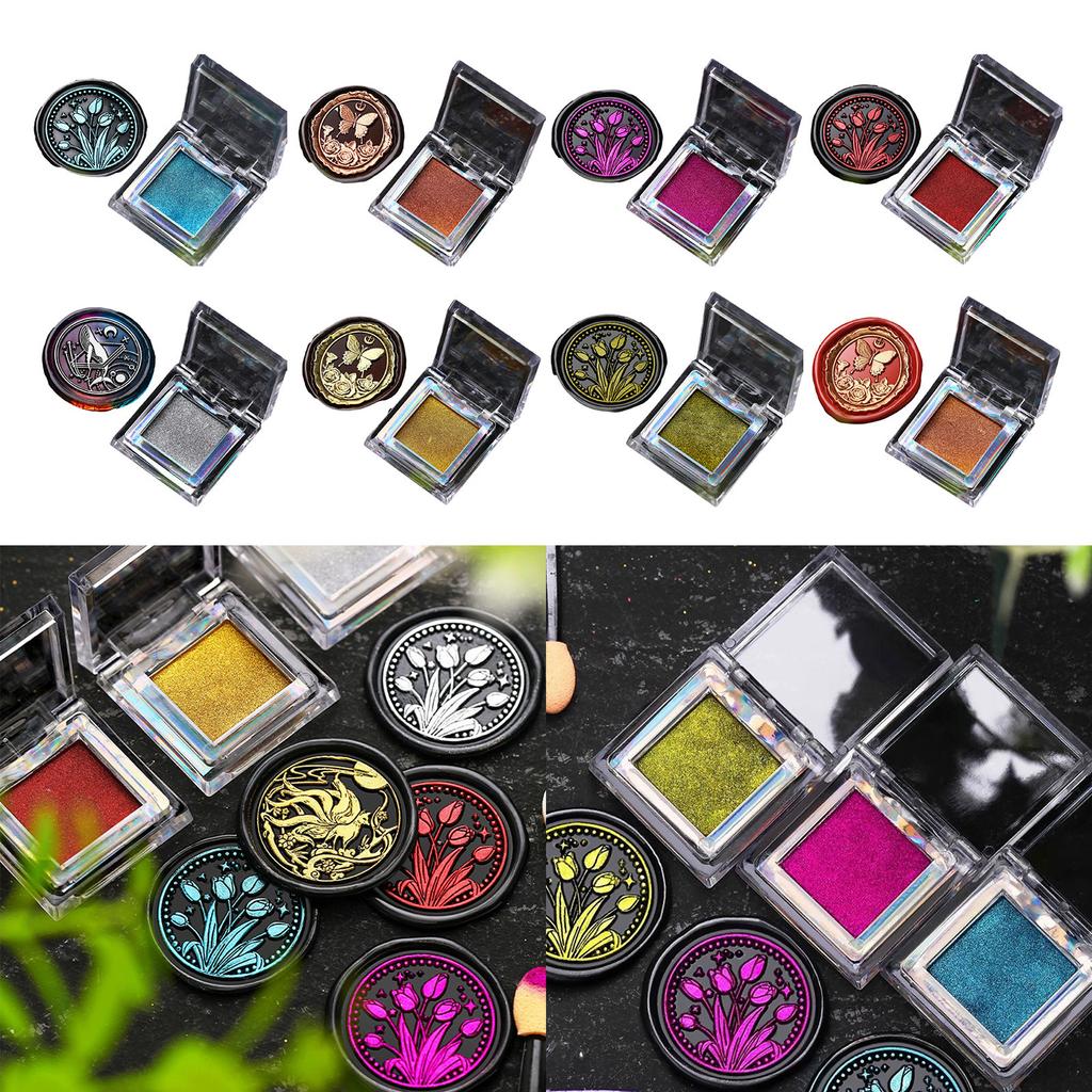 Glitter Wax Paste for Wax Seal Stamp Metallic Lustre Wax Finish for Wax Seal Stamp Decor Sealing Envelope Gift Wrap