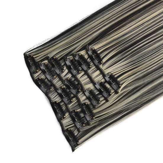 Wig Clip Heat-Resistant Smooth Surface Ultra Wig for Temperature Fiber Long High Clips Straight Female