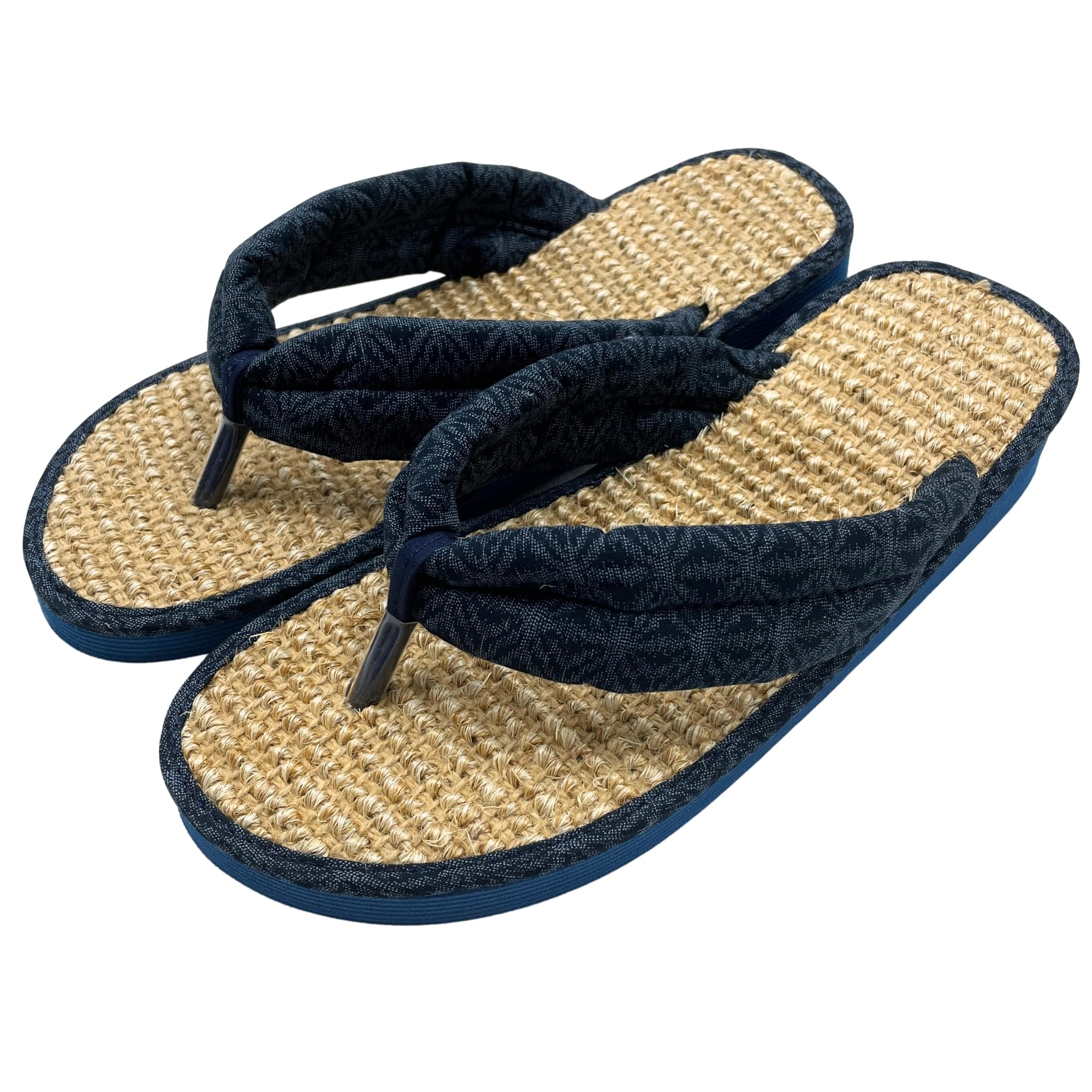 

Edoten Shigi Sandals, Jute and Hemp with Lightweight Sponge Soles, Men s, Asanoha Pattern, Size M, 25cm-25.5cm
