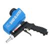 90psi Portable Adjustable Small Air Blasting Machine Gravity Pneumatic Sandblasting Guns Derusting Sandblasting Spray Guns Kit