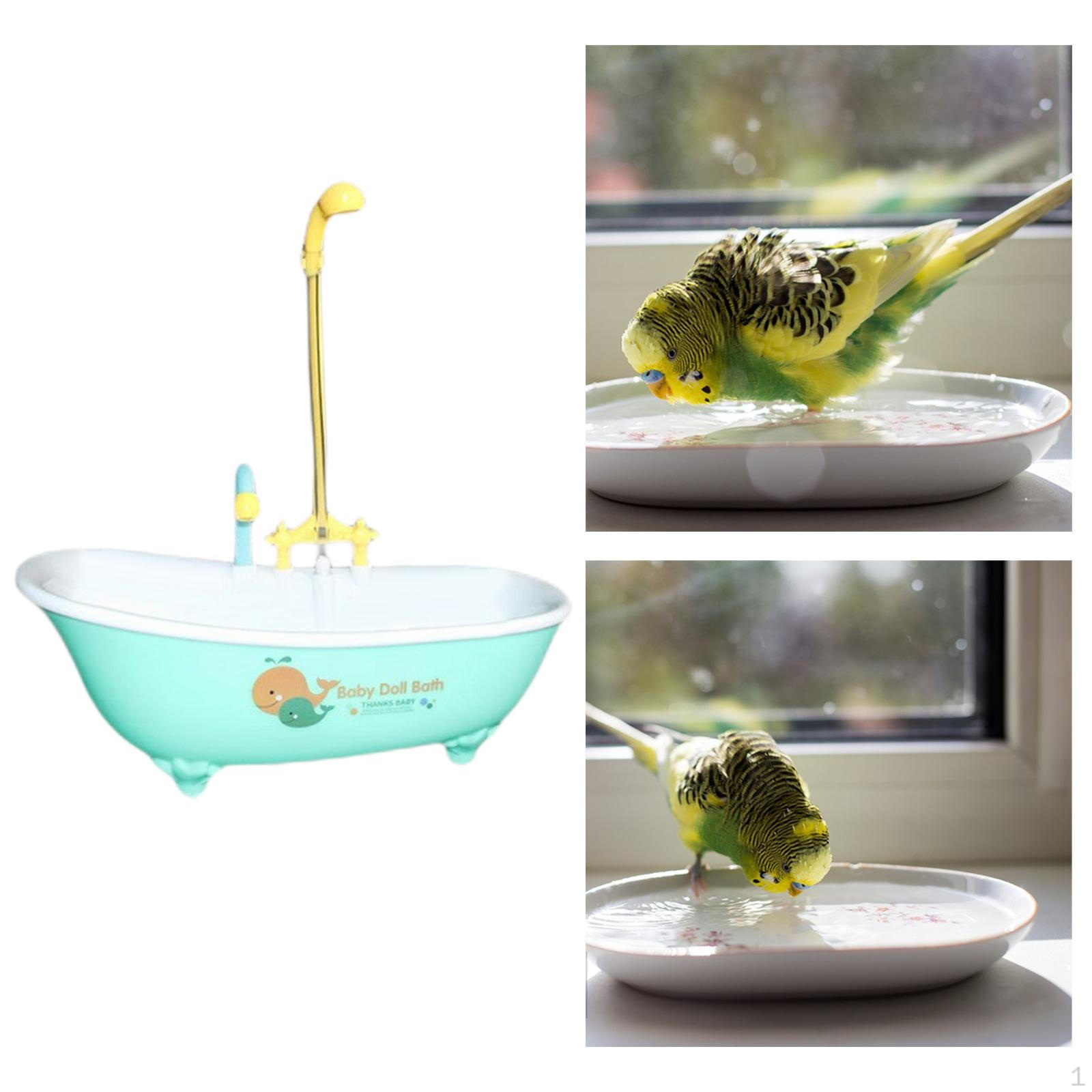 

Ванночка для птиц с инновационной спринклерной системой для мелких птичьих домашних животных S