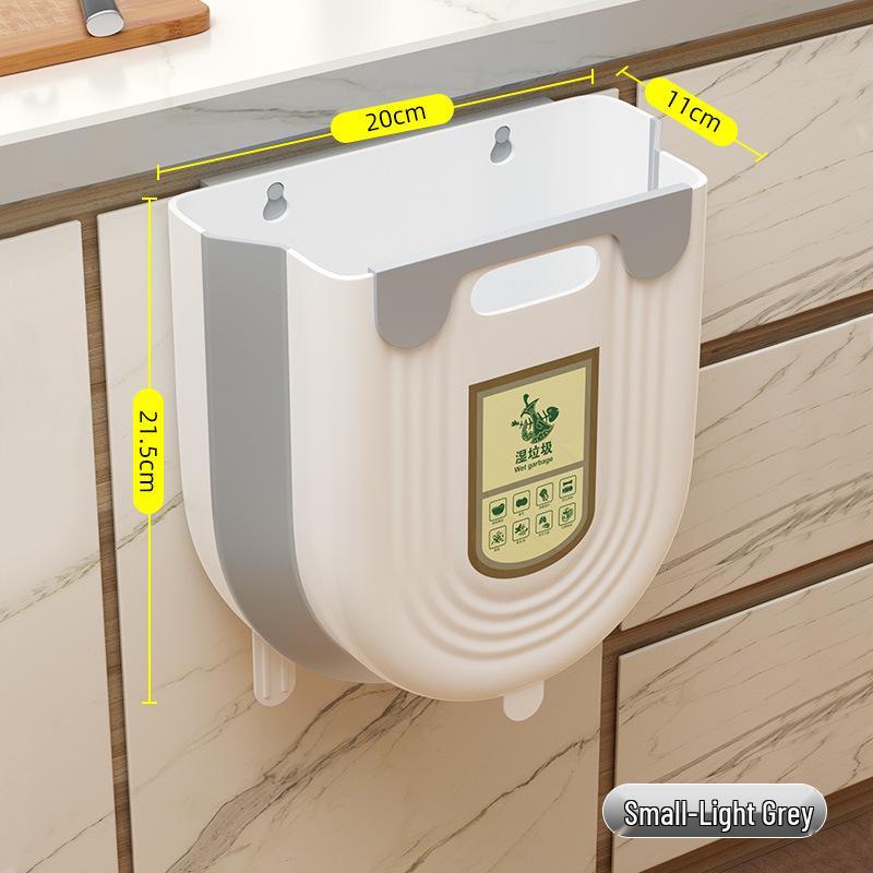 

Настенное складное кухонное мусорное ведро - Телескопический подвесной пластиковый контейнер для хранения