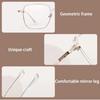 3PCS Fashionable Reading-purpose Glasses Anti Radiation Glasses Metal Eyeglass Eyeglasses for Woman Men Blue Light Filteringweight Eyewear