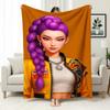 Temu Blanket Kpop Witch Hunters Blanket Flannel Blanket Office Home Sofa Blanket Nap Blanket