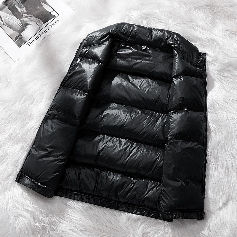 Men's Jacket Casual Vest Winter Windproof Jacket Men's Zipper Down Vest Winter