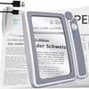 Magnifying Glass with Light, 4X Rechargeable Full Page Magnifier with 3 Adjustable LED Lighting Modes, Large Folding Handheld Book Magnifier