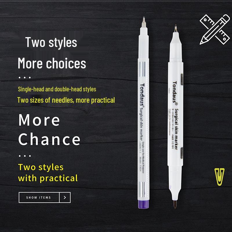 Single & Double Head Magic Erasable Pen for Beauty Marking & Semi-Permanent Tattooing