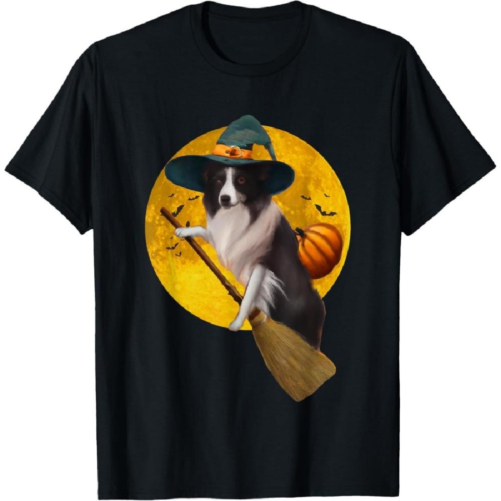 

Border Collie Halloween Costume Shirt Men Women Kids Dog T-Shirt S