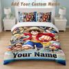 Bedding Set 1 Duvet Cover 2 Pillowcases One Piece Print Soft Bed Linen Bedroom Decor