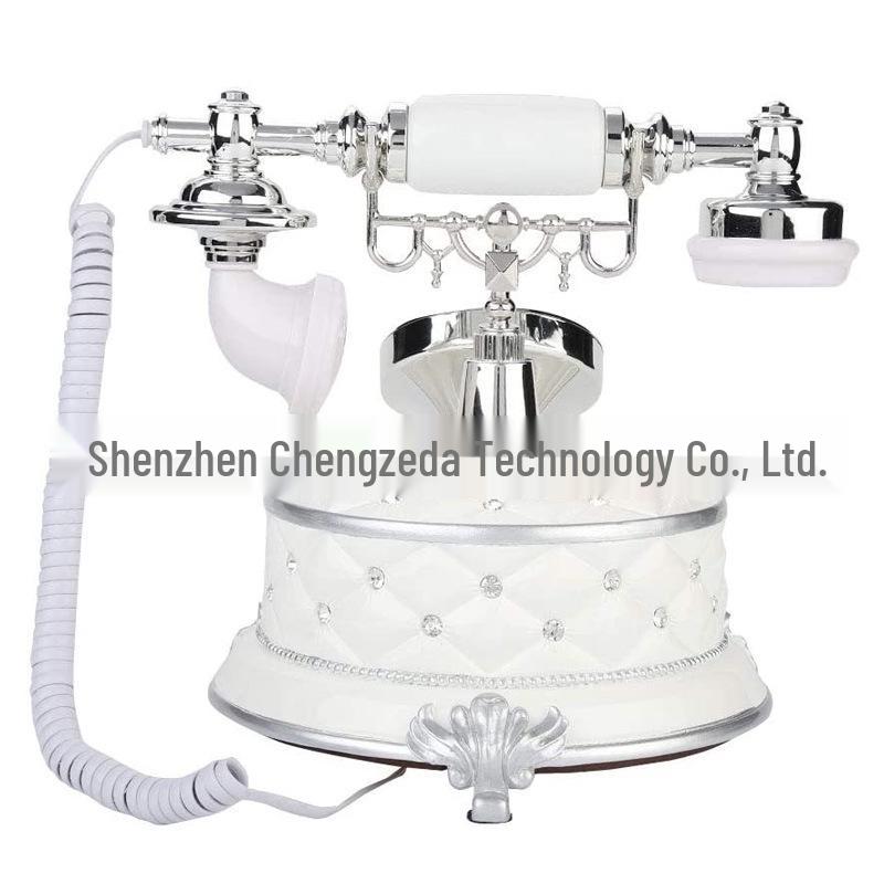 European Style Rhinestone Antique Landline Phone