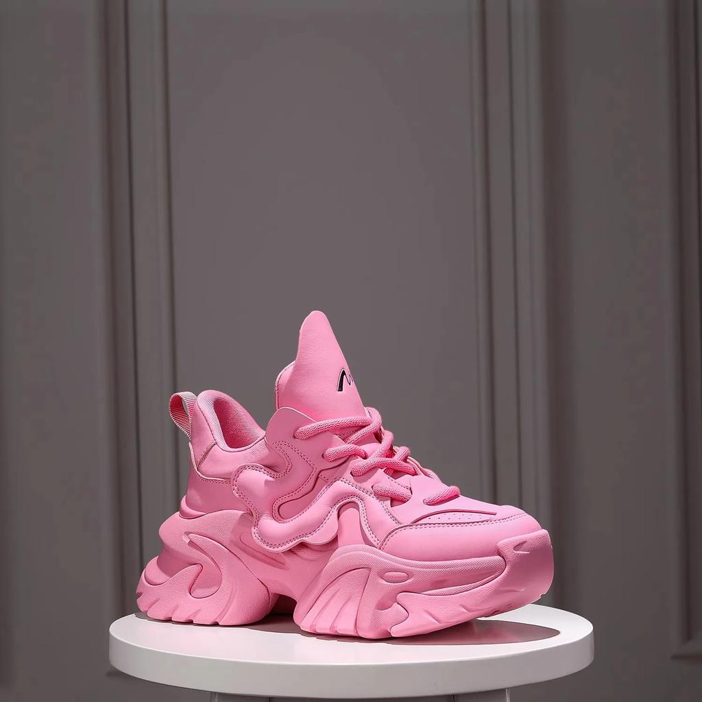 Fashion 2025 New Trendy Explosive High Rise Thick Bottom Casual Shoes for Women, Classic Breathable Lightweight Sports Shoes sneakers