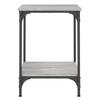 Coffee Table Gray Sonoma 40 x 40 x 55 cm Engineered Wood