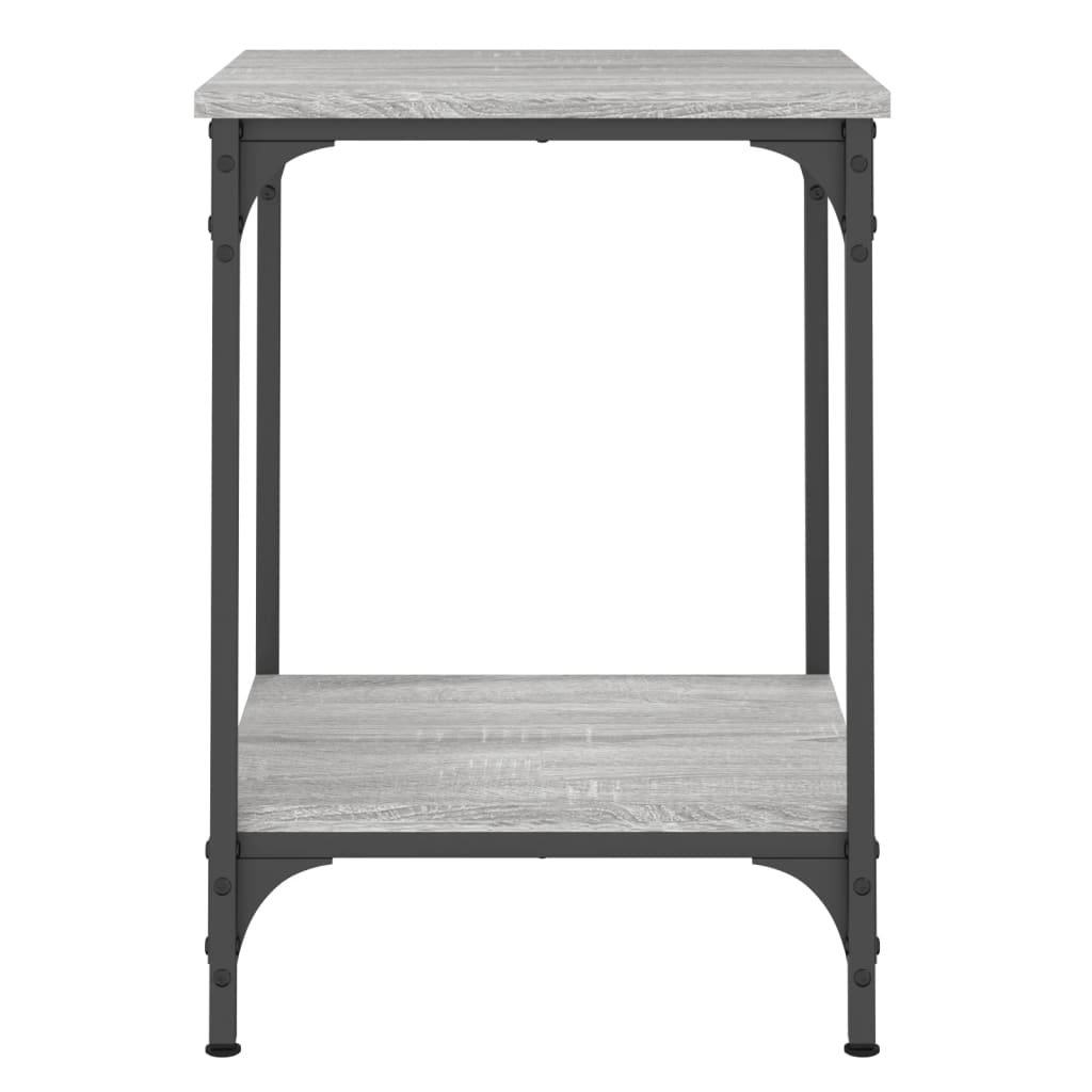 Coffee Table Gray Sonoma 40 x 40 x 55 cm Engineered Wood