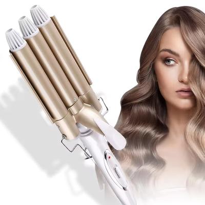 Professionelles Lockeneisen Keramik Dreifach-Lockeneisen Elektrischer Wellenmacher Styling-Werkzeuge Haarstyler Stab