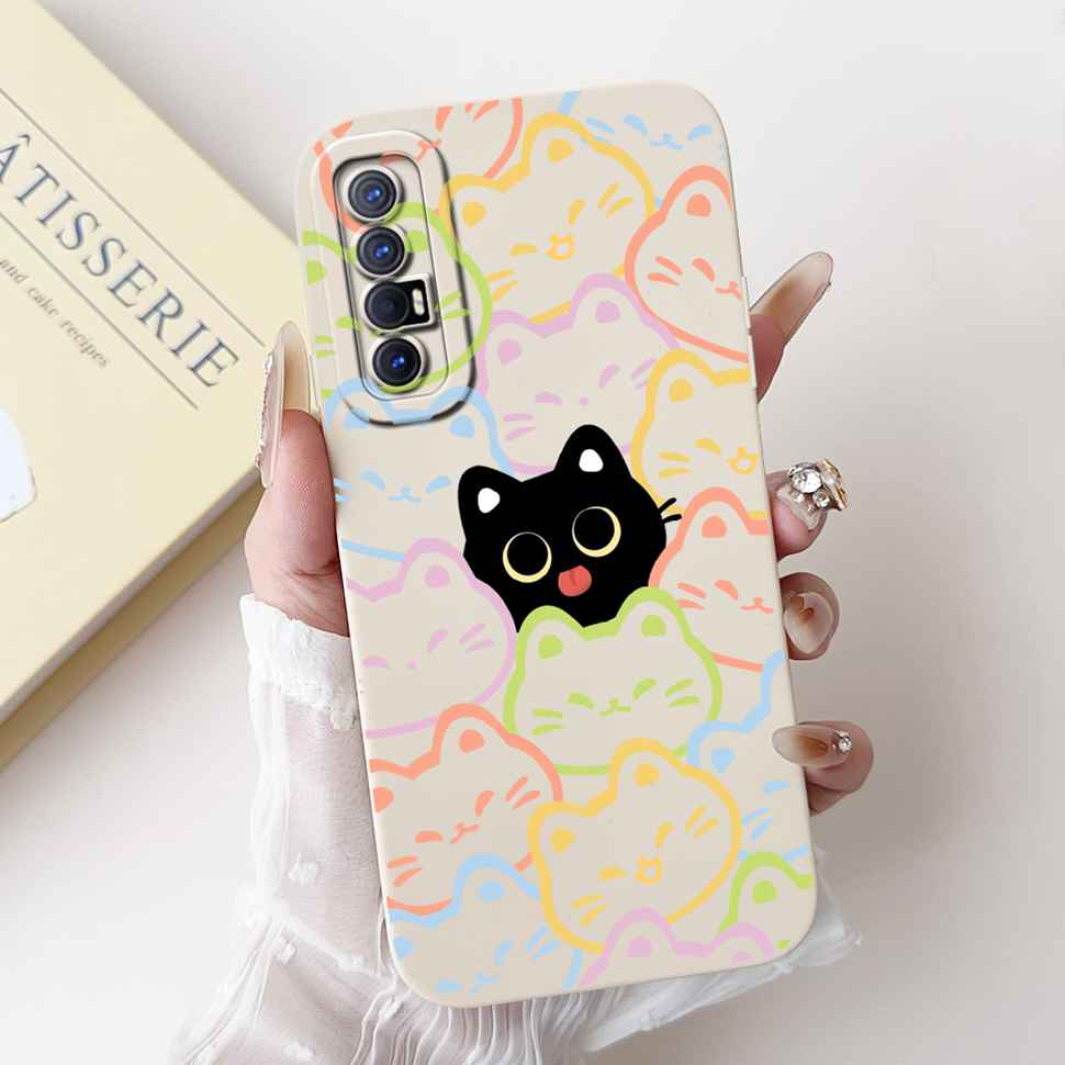 New Design Case For Oppo Reno3 Pro 5G CPH2009 Protective Silicone Soft TPU For Oppo Reno 3 Reno3 Pro 5G Phone Cover Shell Case