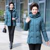 Down Cotton-padded Clothes Women's Winter Mother New Coat In the Elderly Winter Women's Cotton-padded Jacket Piled and Thickened